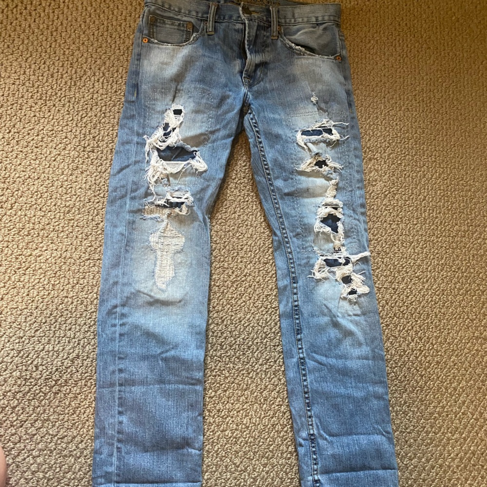 AE relaxed slim straight fit men’s jeans